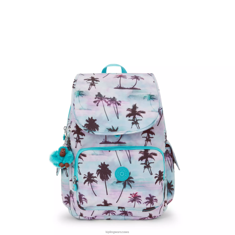 Kipling odcisk dłoni w cieniu dla obu płci miejski plecak z nadrukiem PXR6L338