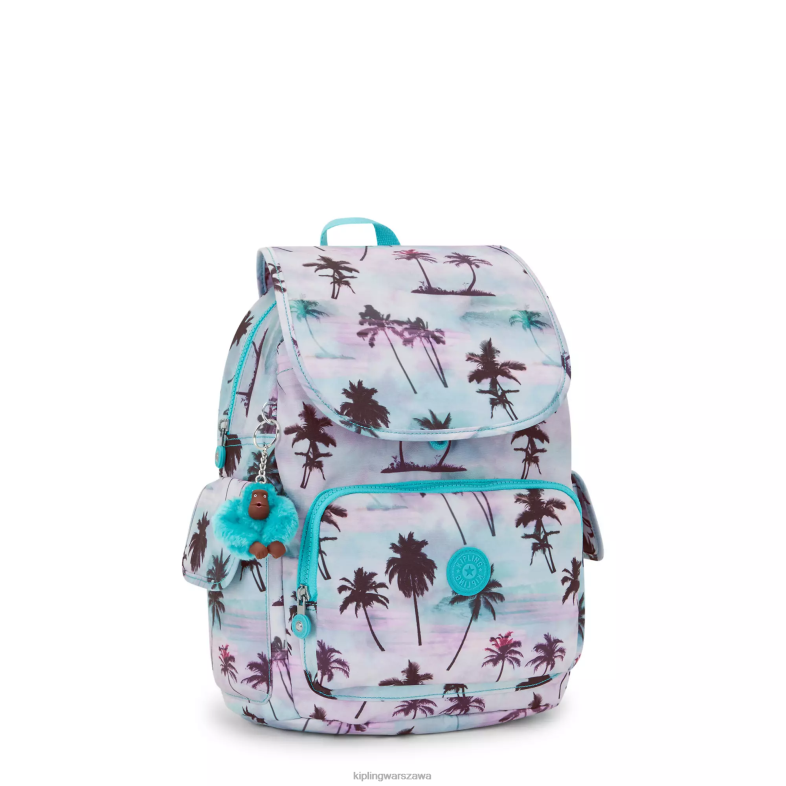 Kipling odcisk dłoni w cieniu dla obu płci miejski plecak z nadrukiem PXR6L338