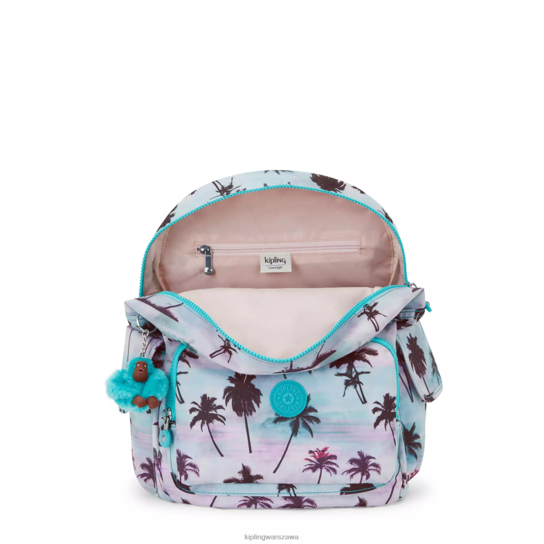 Kipling odcisk dłoni w cieniu dla obu płci miejski plecak z nadrukiem PXR6L338