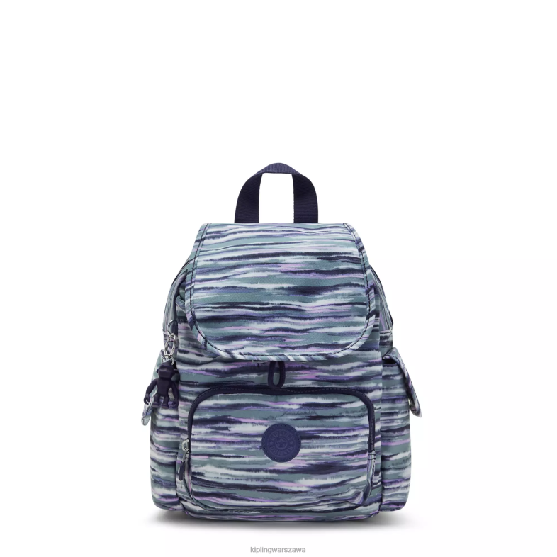 Kipling paski pędzla dla obu płci plecak miejski z minidrukiem PXR6L497