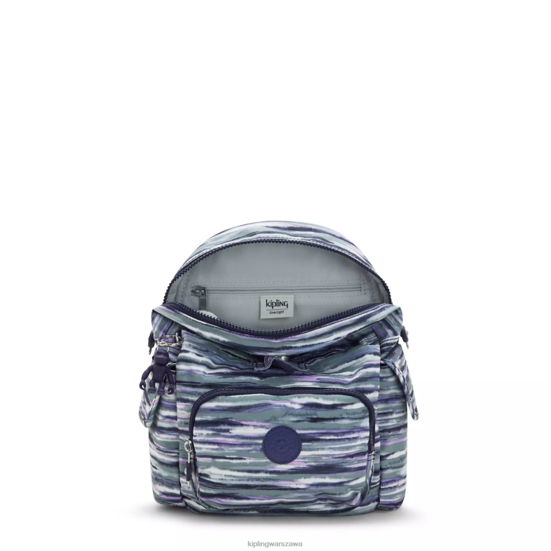 Kipling paski pędzla dla obu płci plecak miejski z minidrukiem PXR6L497
