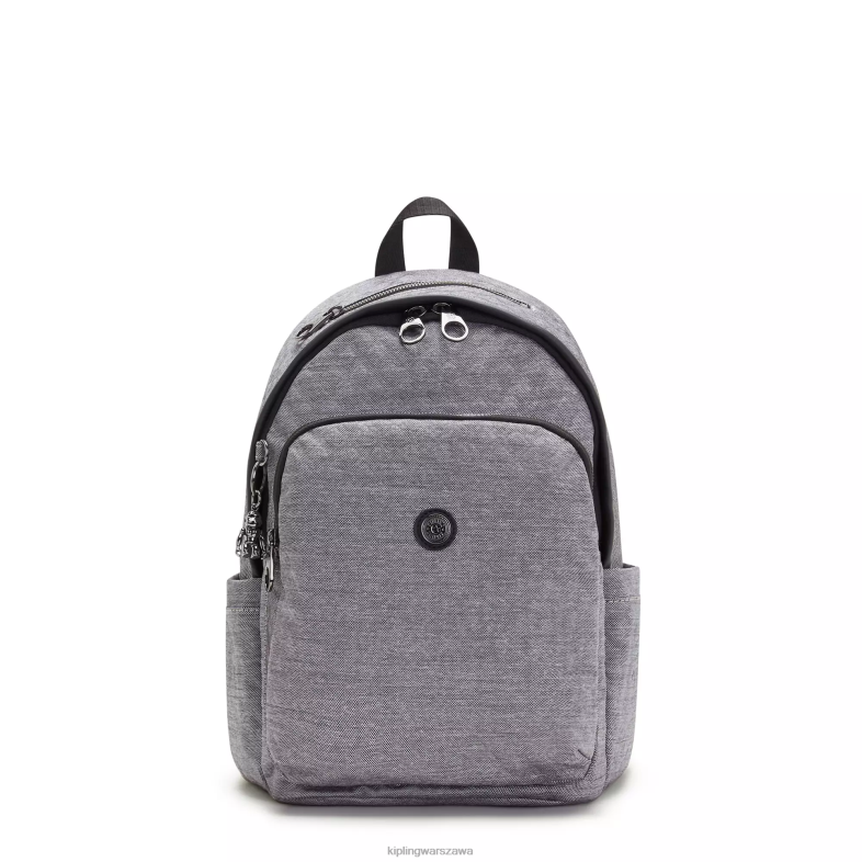Kipling prawie szary dla obu płci deliaplecak PXR6L400