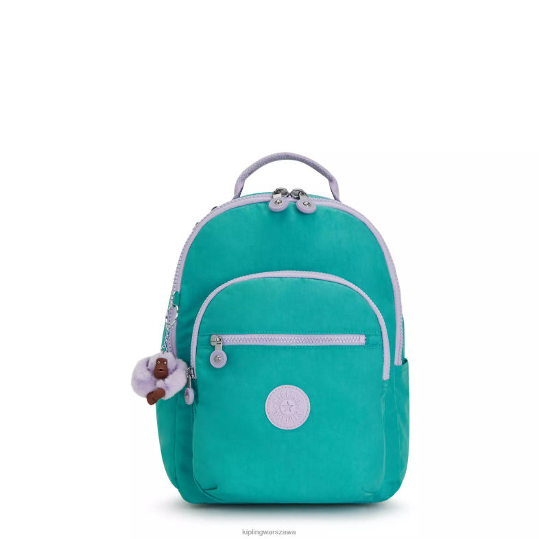Kipling surfer zielony dla obu płci Seoul mały plecak na tablet PXR6L342