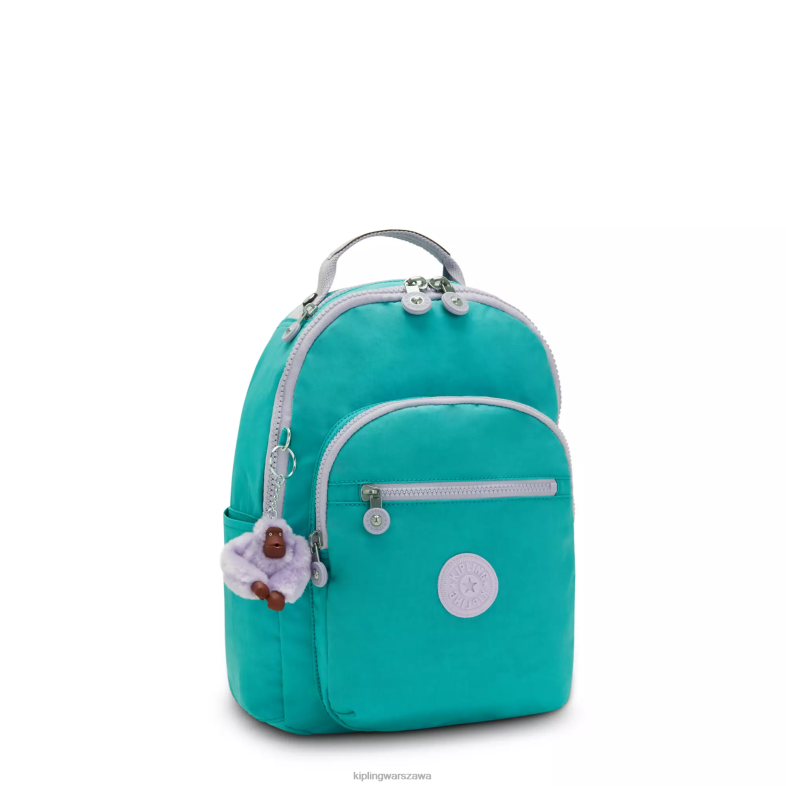 Kipling surfer zielony dla obu płci Seoul mały plecak na tablet PXR6L342