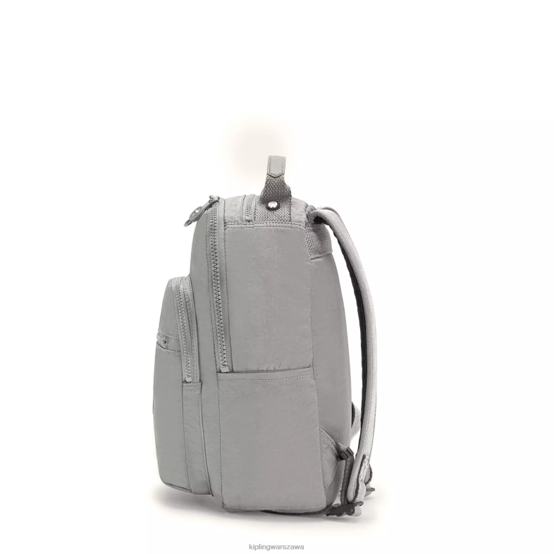 Kipling szary gris dla obu płci Seoul mały plecak na tablet PXR6L419