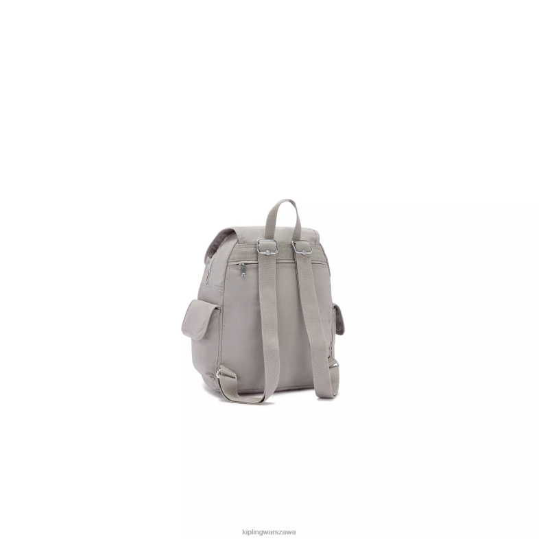 Kipling szary gris dla obu płci mały plecak miejski PXR6L406