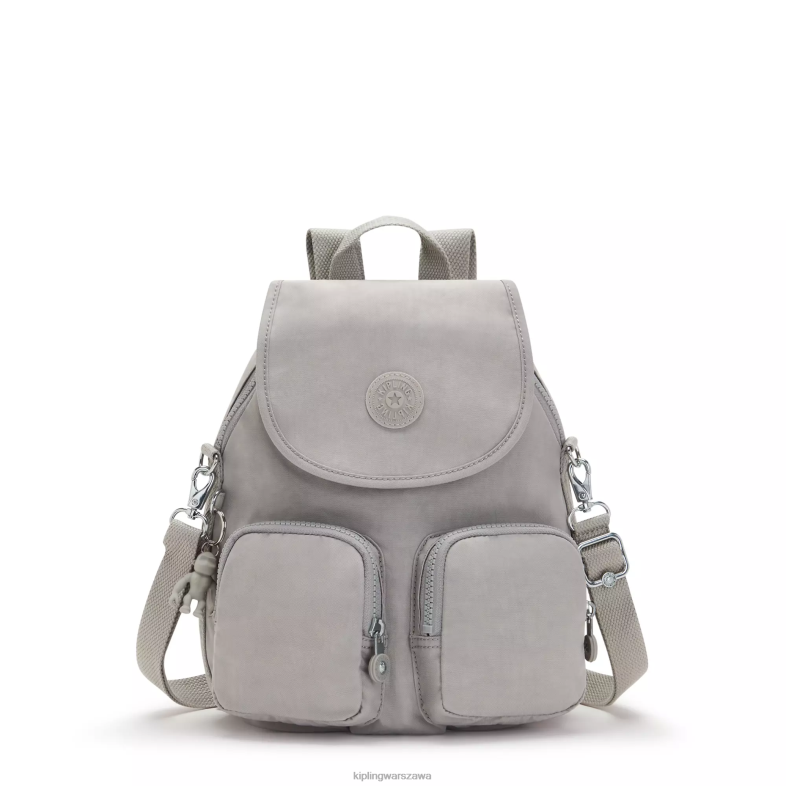 Kipling szary gris dla obu płci składany plecak firefly PXR6L401