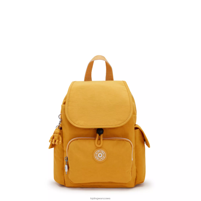 Kipling szybki żółty dla obu płci miniplecak miejski PXR6L411
