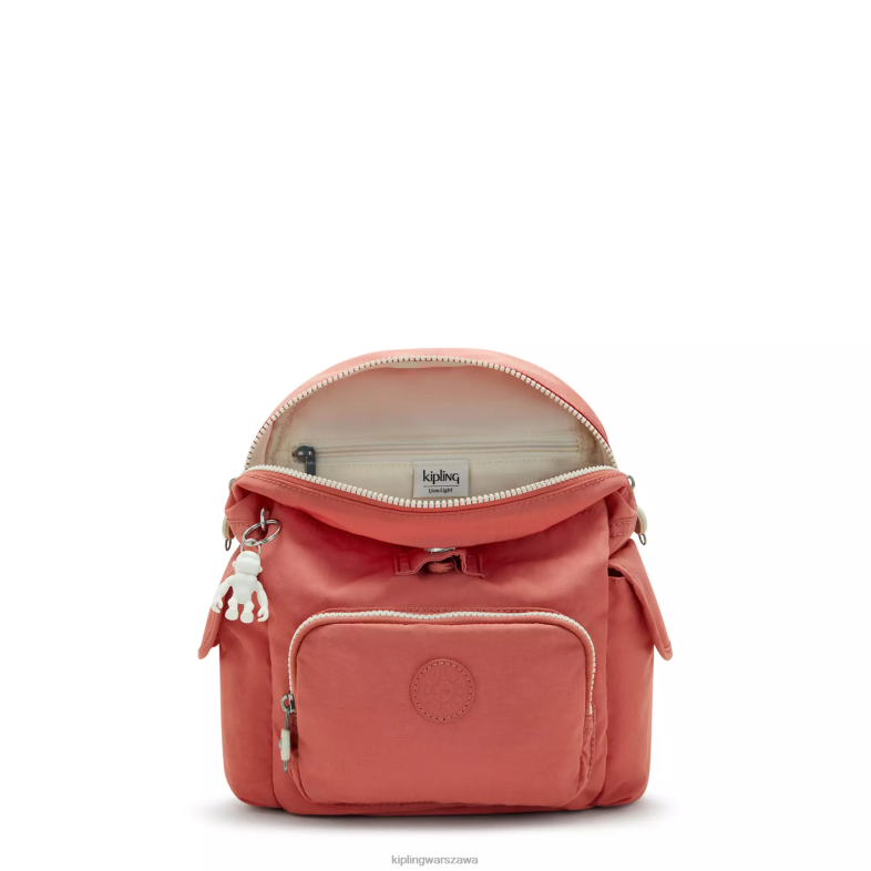 Kipling vintage różowy dla obu płci miniplecak miejski PXR6L416