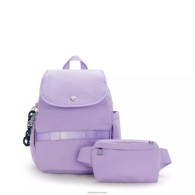Kipling vt lodowa lawenda dla obu płci plecak city pack smallvictoria tang PXR6L361