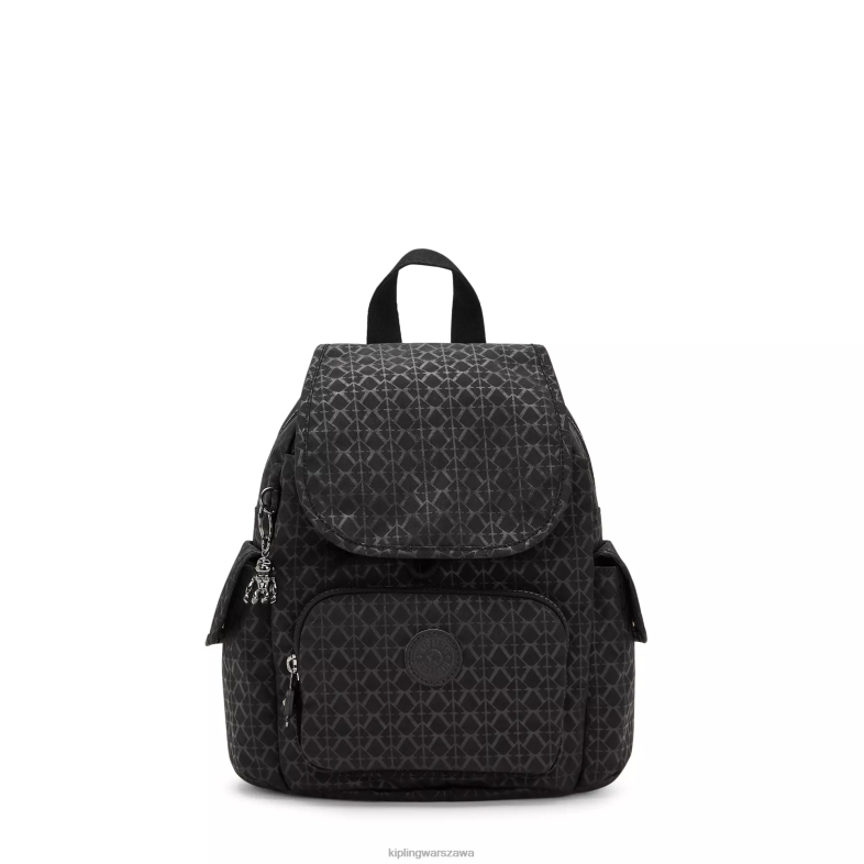 Kipling wytłoczony podpis dla obu płci plecak miejski z minidrukiem PXR6L396