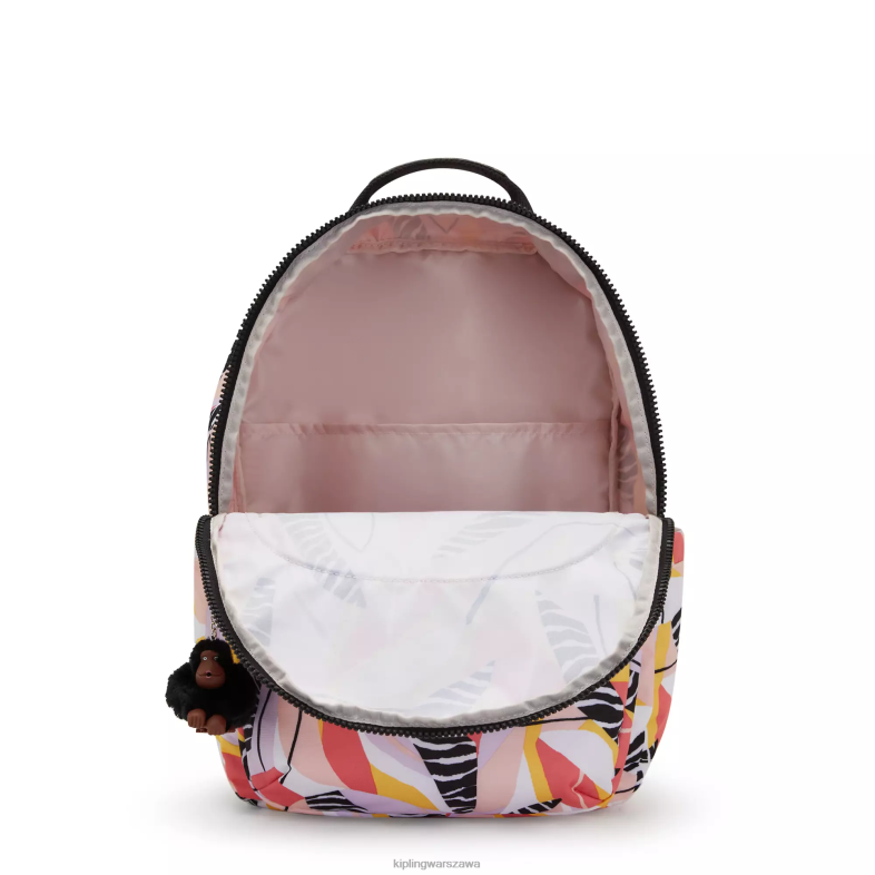 Kipling abstrakt urlopu dla obu płci Seoul plecak na laptopa 17\" z bardzo dużym nadrukiem PXR6L454