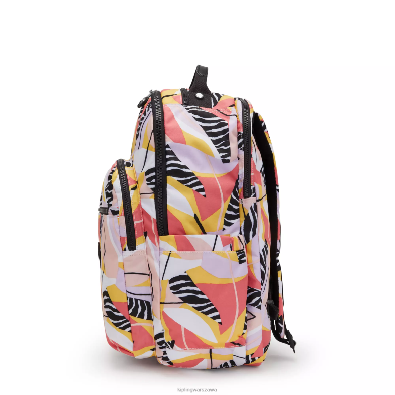 Kipling abstrakt urlopu dla obu płci Seoul plecak na laptopa 17\" z bardzo dużym nadrukiem PXR6L454