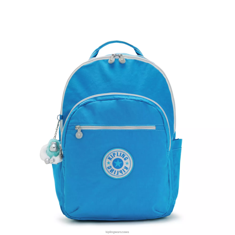 Kipling chętna niebieska zabawa dla obu płci bardzo duży plecak na laptopa 17" Seoul PXR6L440