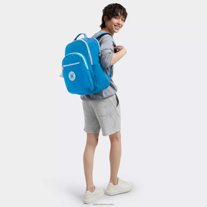 Kipling chętna niebieska zabawa dla obu płci bardzo duży plecak na laptopa 17\" Seoul PXR6L440