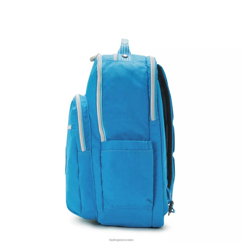 Kipling chętna niebieska zabawa dla obu płci bardzo duży plecak na laptopa 17\" Seoul PXR6L440