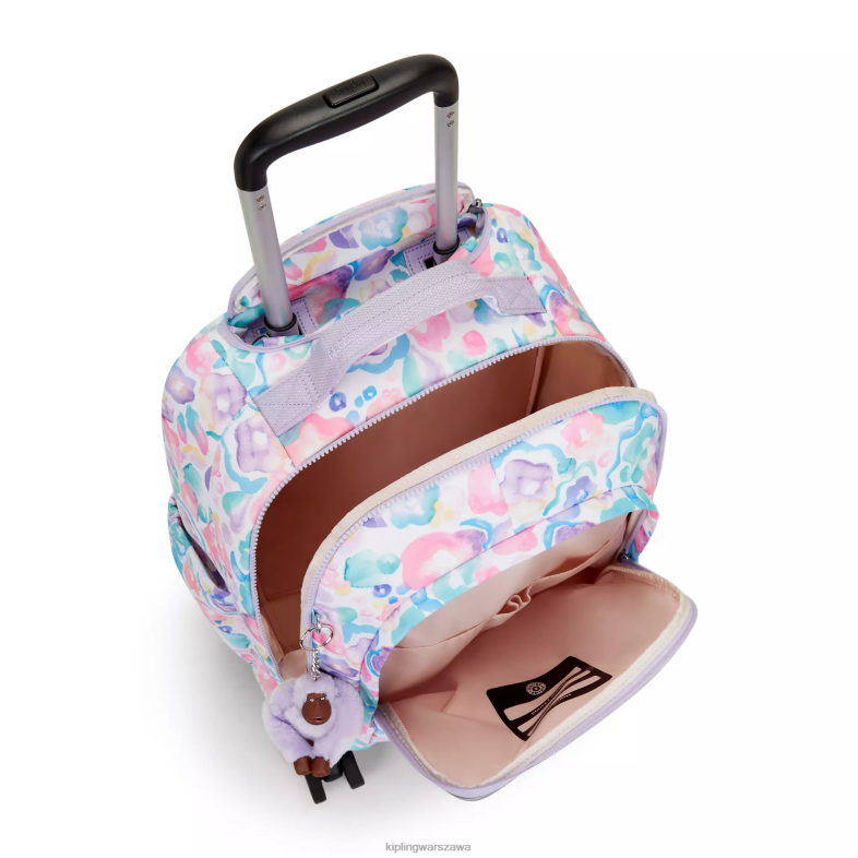 Kipling kwiaty wodne dla obu płci nowy plecak na kółkach na laptopa zea15\" z nadrukiem PXR6L491