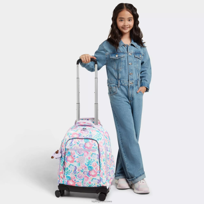 Kipling kwiaty wodne dla obu płci nowy plecak na kółkach na laptopa zea15\" z nadrukiem PXR6L491