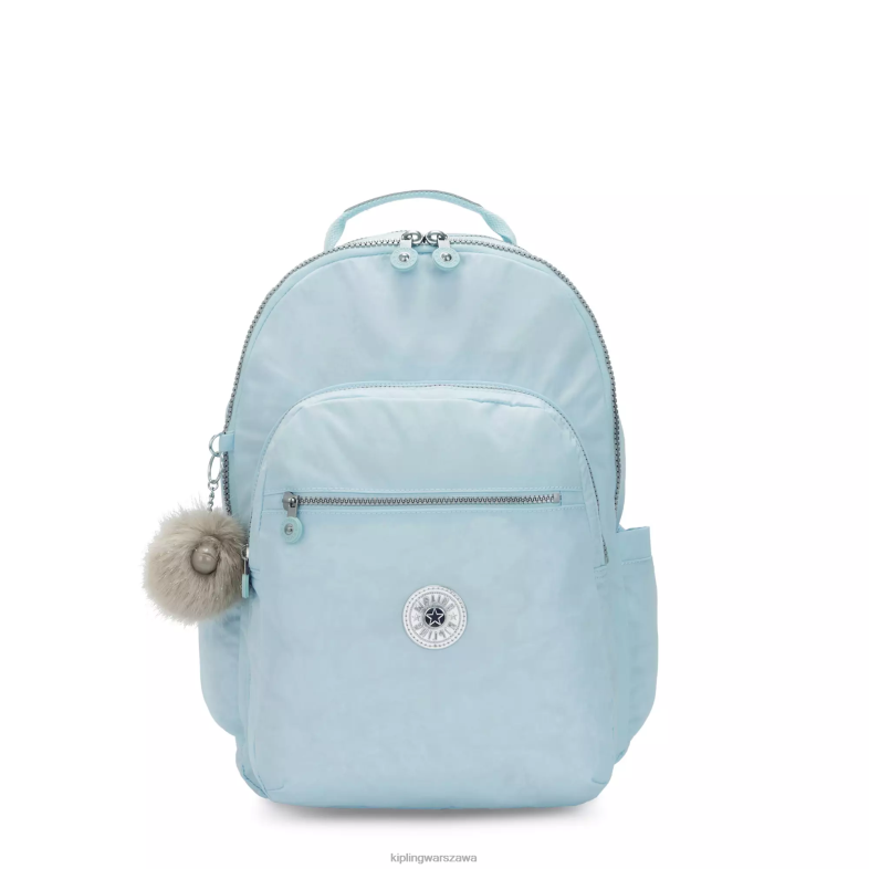 Kipling ślubny niebieski dla obu płci Duży plecak na laptopa 15\" firmy Seoul PXR6L431