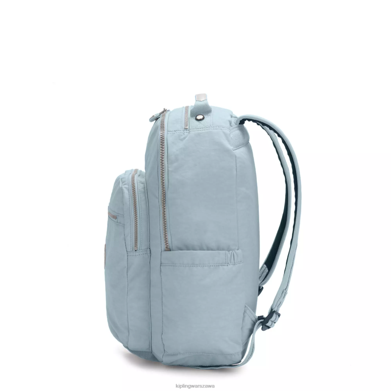 Kipling ślubny niebieski dla obu płci Duży plecak na laptopa 15\" firmy Seoul PXR6L431