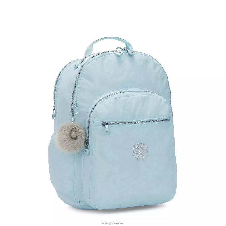 Kipling ślubny niebieski dla obu płci bardzo duży plecak na laptopa 17\" Seoul PXR6L450