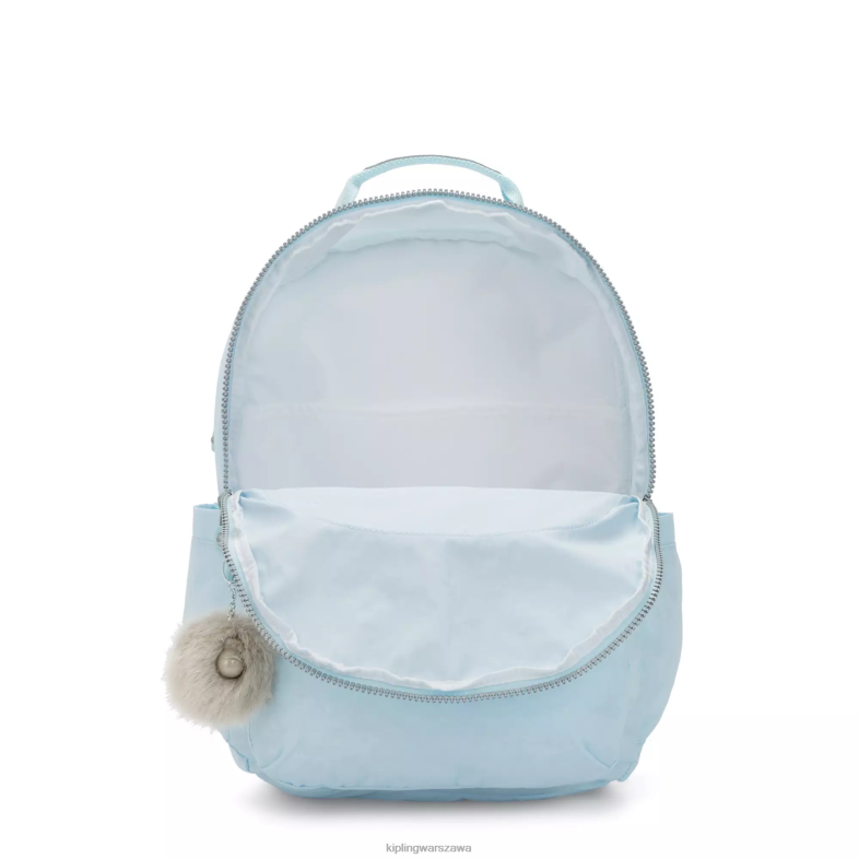 Kipling ślubny niebieski dla obu płci bardzo duży plecak na laptopa 17\" Seoul PXR6L450