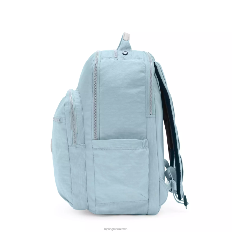 Kipling ślubny niebieski dla obu płci bardzo duży plecak na laptopa 17\" Seoul PXR6L450