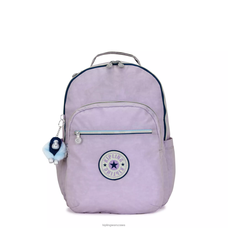 Kipling niekończąca się liliowa zabawa dla obu płci Duży plecak na laptopa 15\" firmy Seoul PXR6L445