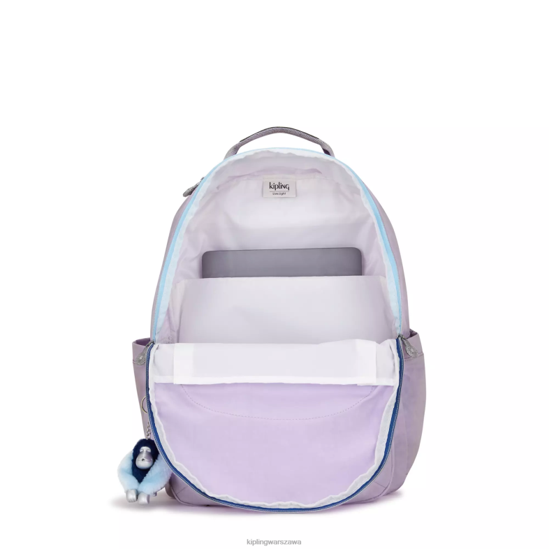 Kipling niekończąca się liliowa zabawa dla obu płci Duży plecak na laptopa 15\" firmy Seoul PXR6L445