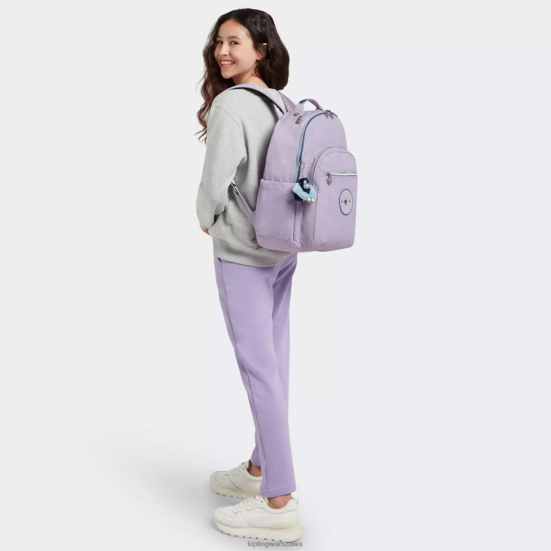 Kipling niekończąca się liliowa zabawa dla obu płci Duży plecak na laptopa 15\" firmy Seoul PXR6L445