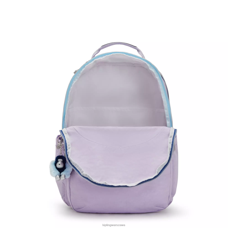 Kipling niekończąca się liliowa zabawa dla obu płci bardzo duży plecak na laptopa 17\" Seoul PXR6L441