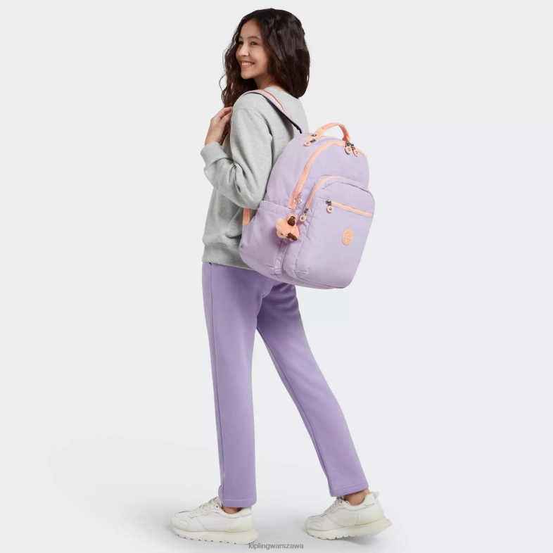 Kipling niekończący się liliowy c dla obu płci Duży plecak na laptopa 15\" firmy Seoul PXR6L434