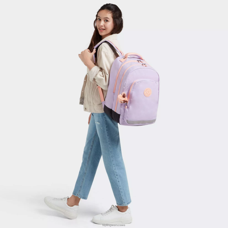 Kipling niekończący się liliowy c dla obu płci plecak na laptopa 17\" do sali lekcyjnej PXR6L437