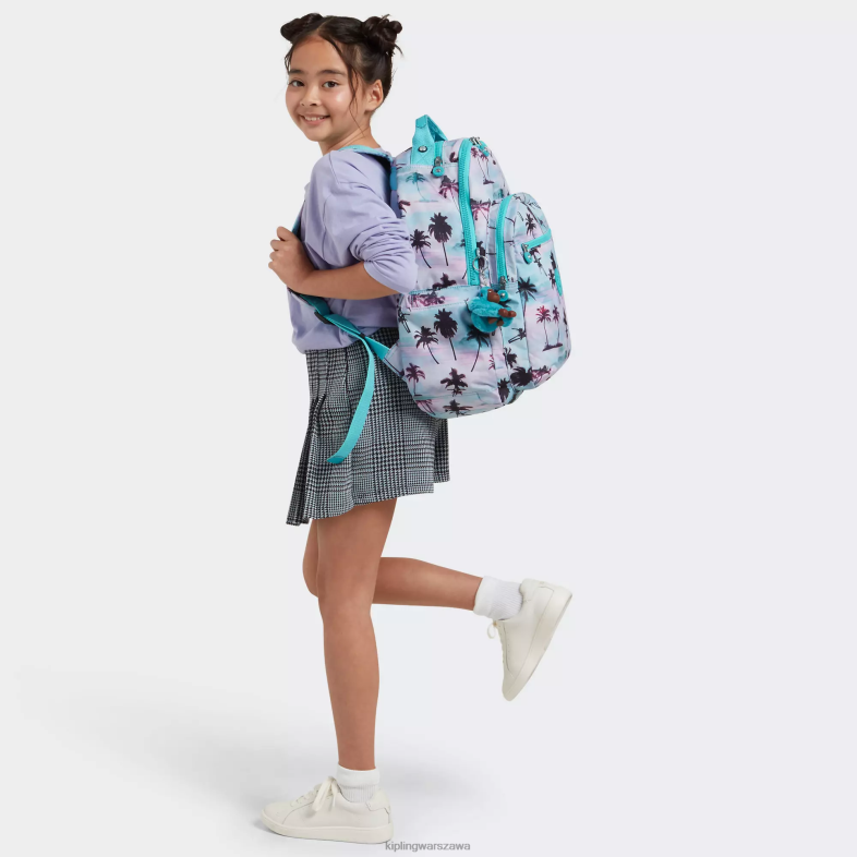 Kipling odcisk dłoni w cieniu dla obu płci Seoul plecak na laptopa 15\" z dużym nadrukiem PXR6L465