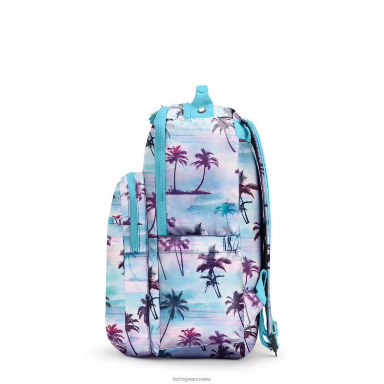 Kipling odcisk dłoni w cieniu dla obu płci Seoul plecak na laptopa 15\" z dużym nadrukiem PXR6L465