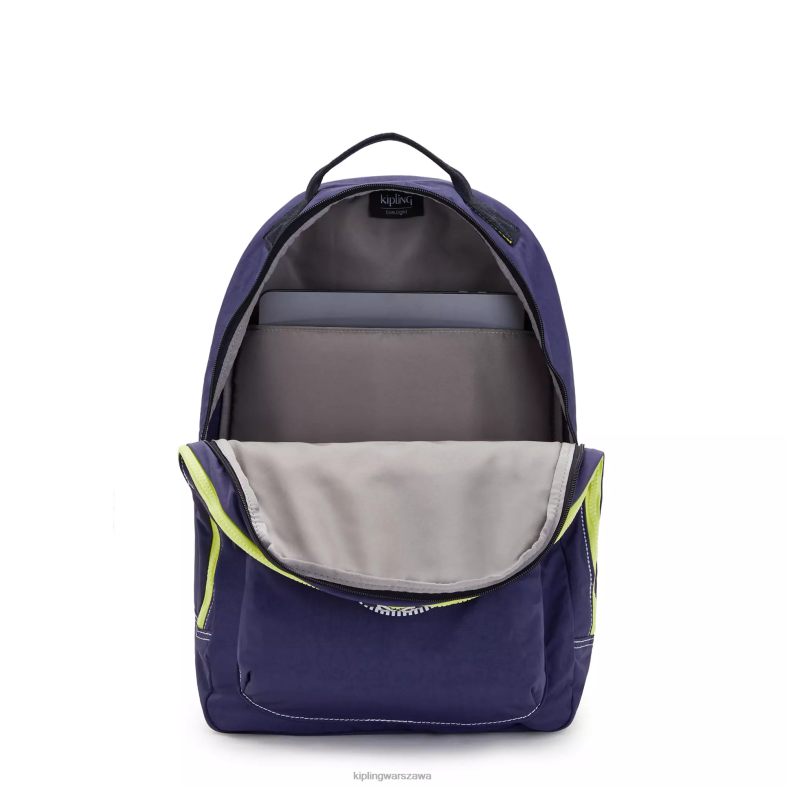 Kipling ostateczna marynarka wojenna dla obu płci Curtis bardzo duży plecak na laptopa 17\". PXR6L365