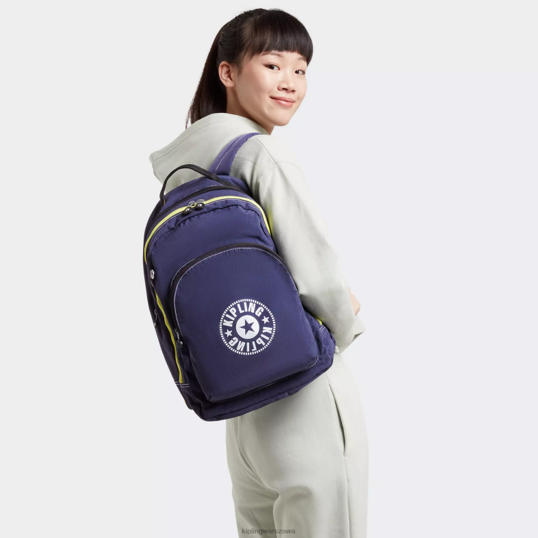 Kipling ostateczna marynarka wojenna dla obu płci Curtis bardzo duży plecak na laptopa 17\". PXR6L365