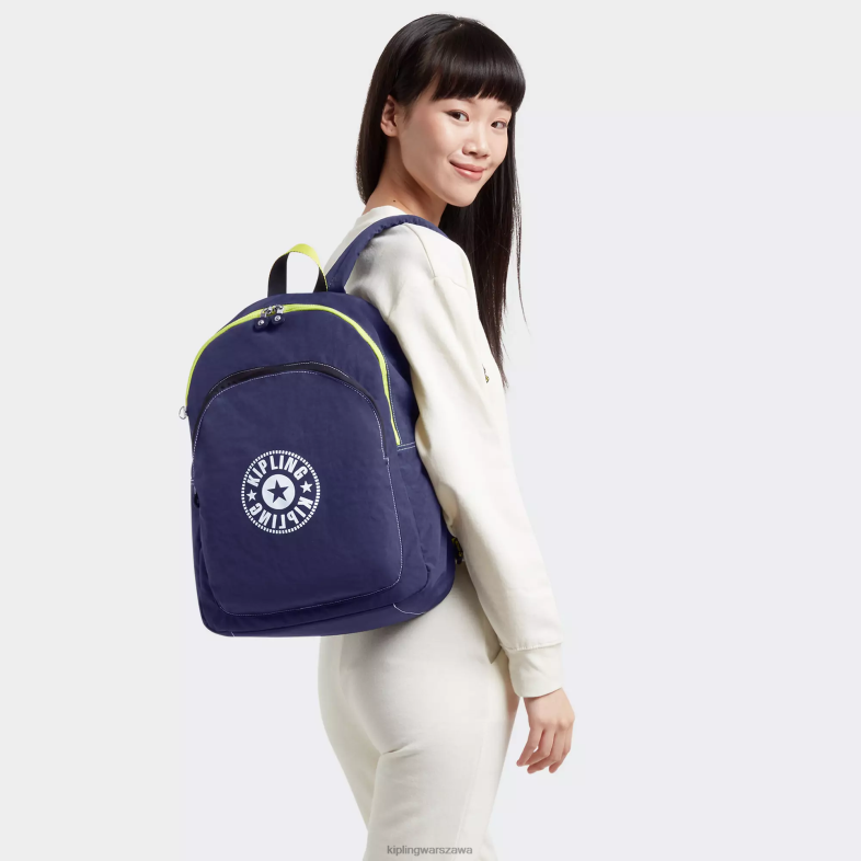 Kipling ostateczna marynarka wojenna dla obu płci Curtis duży plecak na laptopa 17 \" PXR6L486