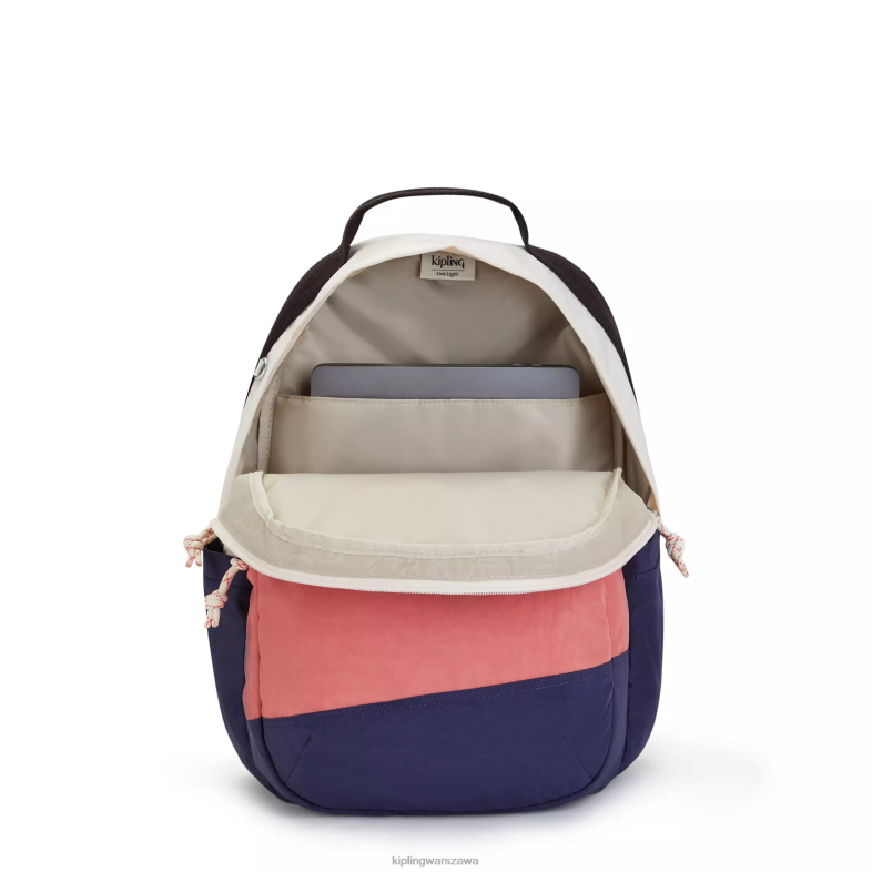 Kipling ostateczny blok marynarki wojennej dla obu płci Plecak na laptopa Xavi 15\". PXR6L484