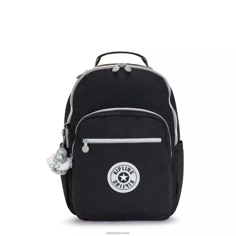 Kipling prawdziwa czarna zabawa dla obu płci Duży plecak na laptopa 15" firmy Seoul PXR6L442