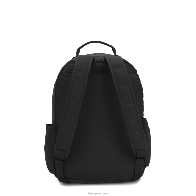 Kipling prawdziwy czarny ton dla obu płci Duży plecak na laptopa 15\" firmy Seoul PXR6L476