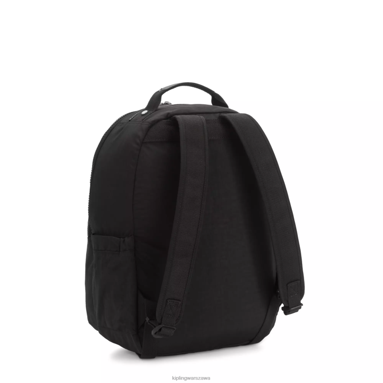 Kipling prawdziwy czarny ton dla obu płci Duży plecak na laptopa 15\" firmy Seoul PXR6L476