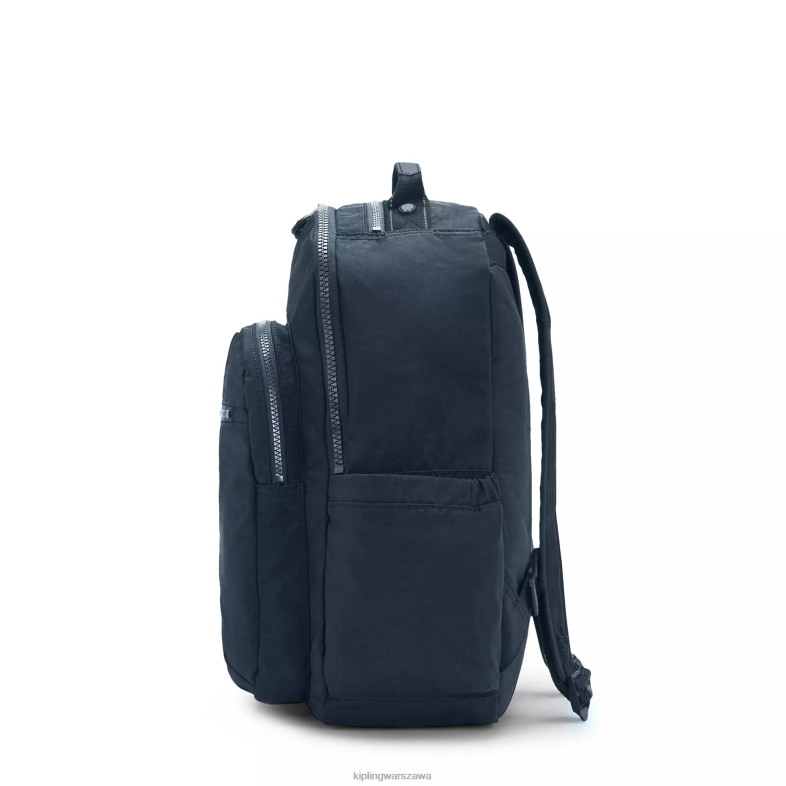 Kipling prawdziwy niebieski ton dla obu płci Duży plecak na laptopa 15\" firmy Seoul PXR6L470