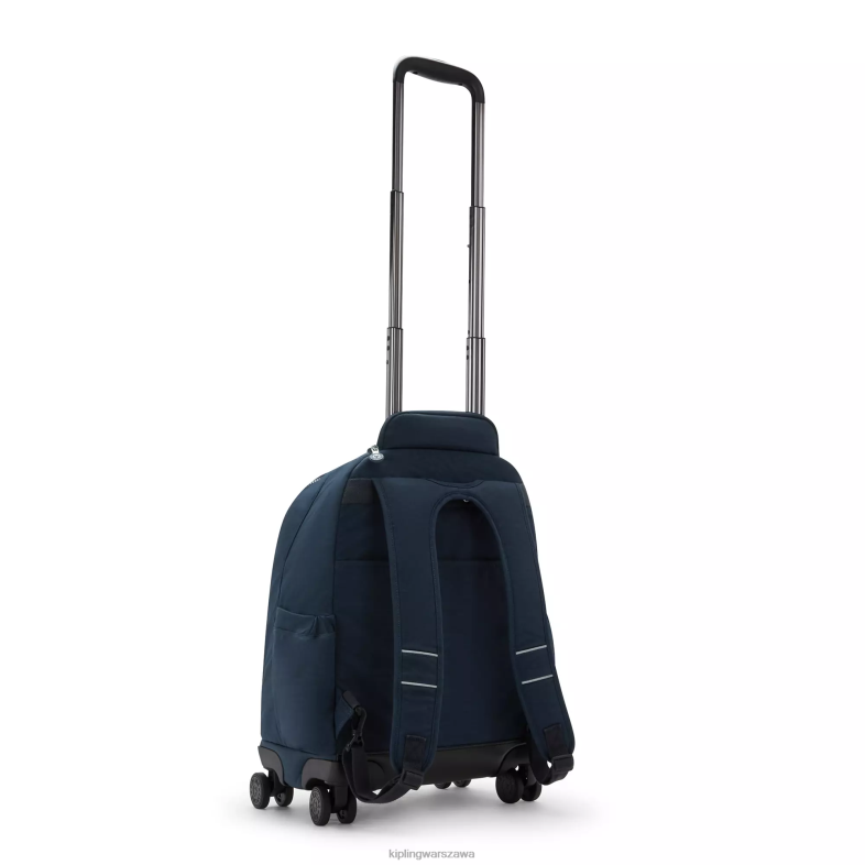 Kipling prawdziwy niebieski ton dla obu płci Nowy plecak na kółkach na laptopa Zea 15\". PXR6L480