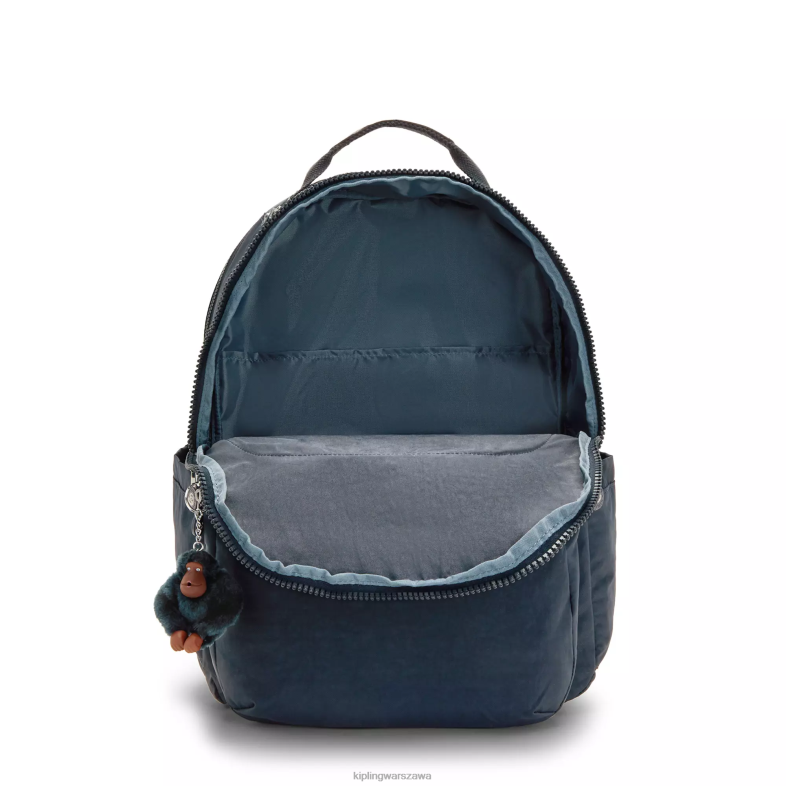 Kipling prawdziwy niebieski ton dla obu płci bardzo duży plecak na laptopa 17\" Seoul PXR6L487
