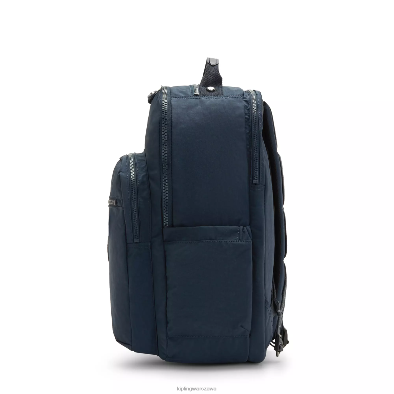 Kipling prawdziwy niebieski ton dla obu płci bardzo duży plecak na laptopa 17\" Seoul PXR6L487