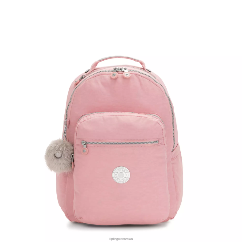 Kipling róża ślubna dla obu płci Duży plecak na laptopa 15" firmy Seoul PXR6L432