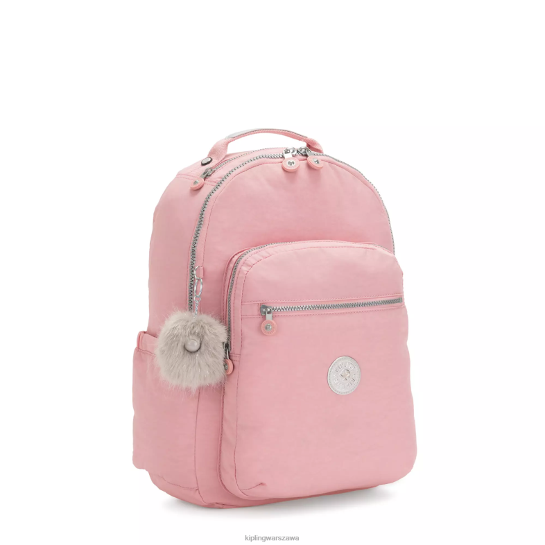 Kipling róża ślubna dla obu płci Duży plecak na laptopa 15\" firmy Seoul PXR6L432