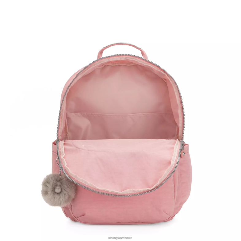 Kipling róża ślubna dla obu płci bardzo duży plecak na laptopa 17\" Seoul PXR6L451