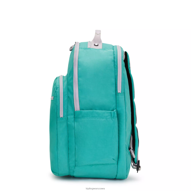 Kipling surfer zielony dla obu płci bardzo duży plecak na laptopa 17\" Seoul PXR6L449